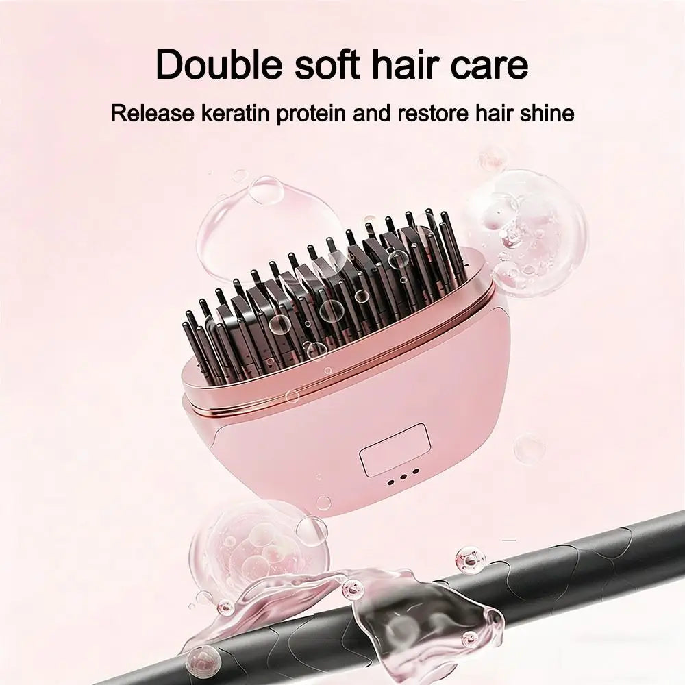 Cordless Hair Straightener Brush