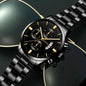 Luxury Stainless Steel Men Calendar Quartz Watch Fashion Mens Business Watches for Man Clock Reloj Hombre
