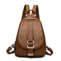 HOT 6 Color Women Backpacks Women's Leather Backpacks Female School Backpack Women Shoulder Bags For Teenage Girls Travel Back