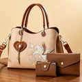 Chinese-style embroidered handbags for women, light luxury versatile embroidered shoulder bags for ladies