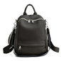 Zency Women's Genuine Leather Backpack High-Quality School Bag Travel Female Shopper Shoulder Satchel Rucksack Commuter