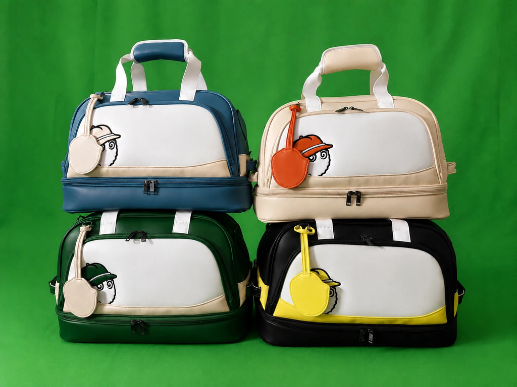 2026 Golf Clothes Bag Portable Travel Handbag Men Women Duffel Bag with Separate Shoe Compartment