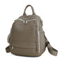 Zency Women's Genuine Leather Backpack High-Quality School Bag Travel Female Shopper Shoulder Satchel Rucksack Commuter