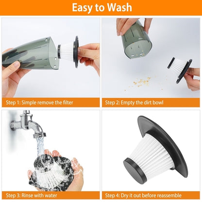 Car Handheld Vacuum Cleaner Cordless Rechargeable Hand Vacuum Portable