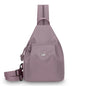 Women's Lightweight Mini Backpack, Oxford Cloth Chest Bag with Anti-theft Function, Simple Stylish Versatile Convertible Daypack