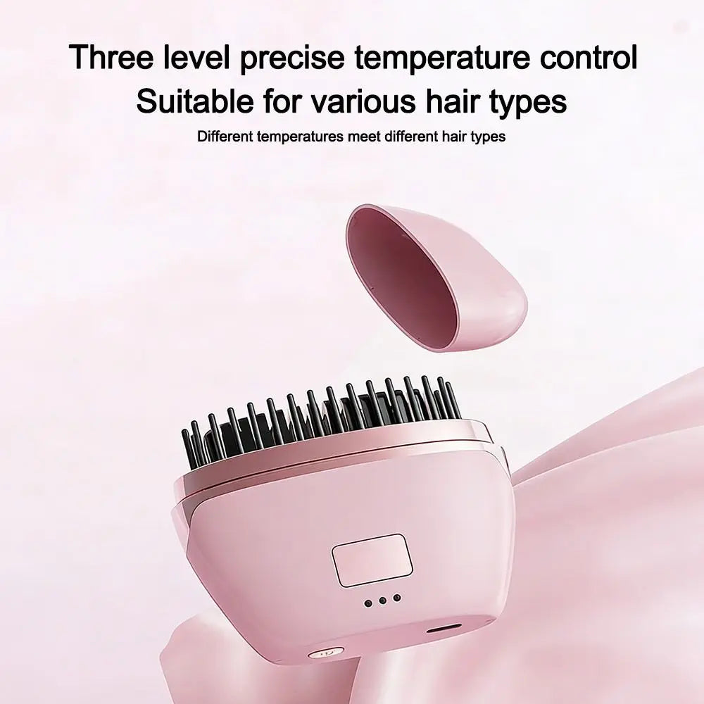 Cordless Hair Straightener Brush