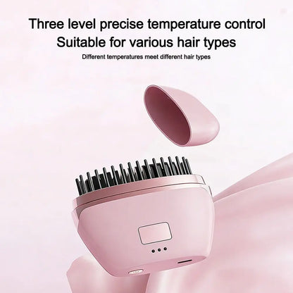 Cordless Hair Straightener Brush