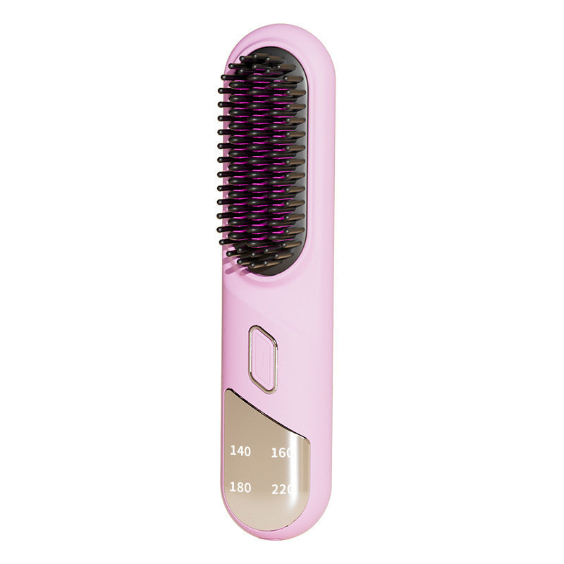 Cordless Wet & Dry Hair Straightener Brush