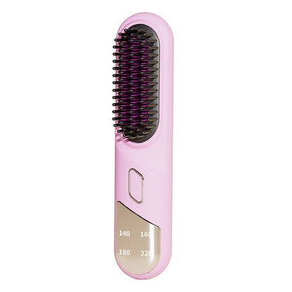 Cordless Wet & Dry Hair Straightener Brush