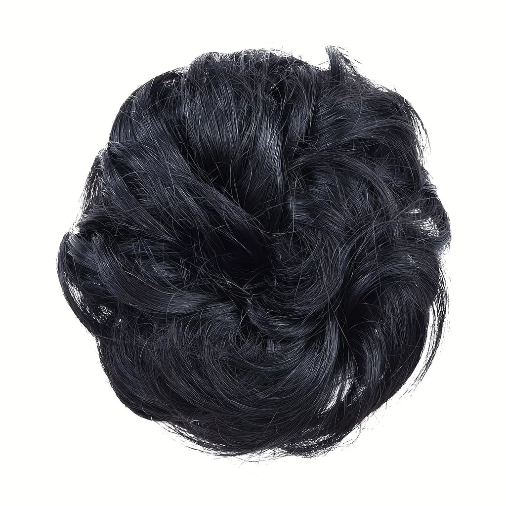 Human Hair Messy Bun Hair Piece for Women