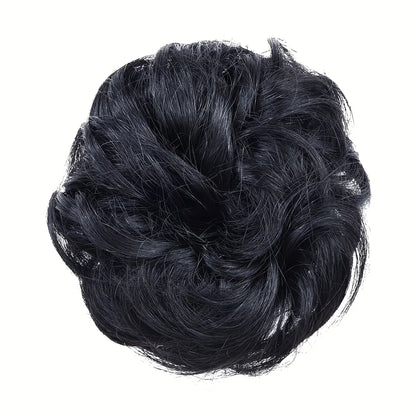 Human Hair Messy Bun Hair Piece for Women