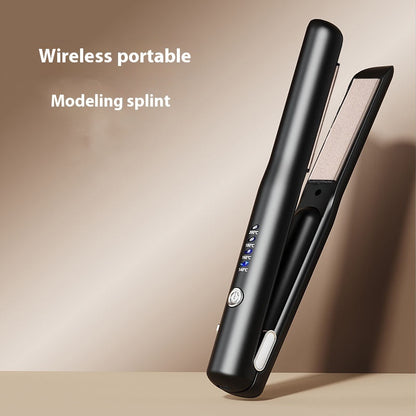 Mini Wireless Hair Straightener & Curler