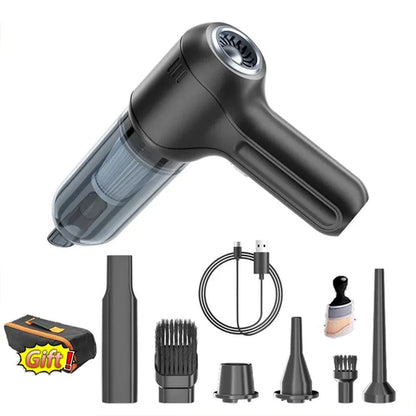 135000PA Car Vacuum Cleaner Strong Suction Wireless Portable Handheld