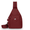 Women's Lightweight Mini Backpack, Oxford Cloth Chest Bag with Anti-theft Function, Simple Stylish Versatile Convertible Daypack
