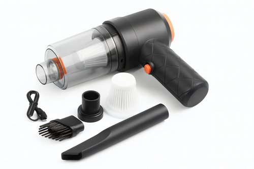 Mini Car Vacuum Cleaner – USB Rechargeable